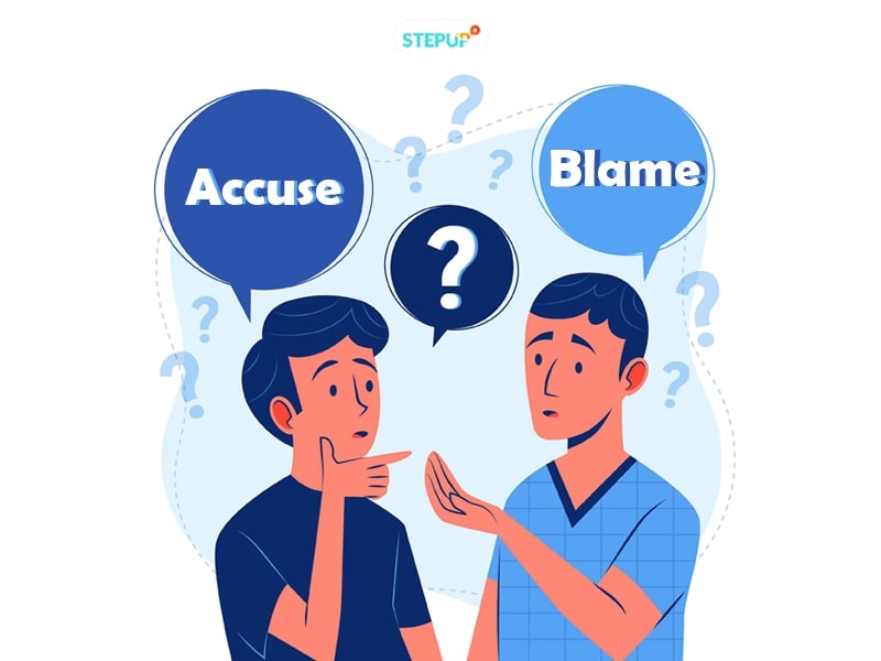 phân biệt accuse và blame